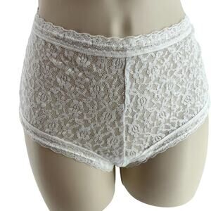 Maidenform Comfort Devotion Lace Cheeky Hipster Panty 40879 White XL